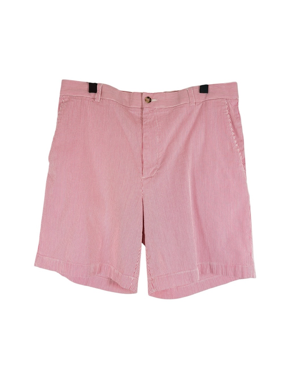 Oxford Golf Stretch Red White Seersucker Stripe Shorts Men’s Size 36